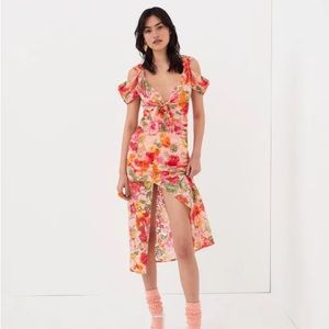 For Love & Lemons Beth Midi Dress